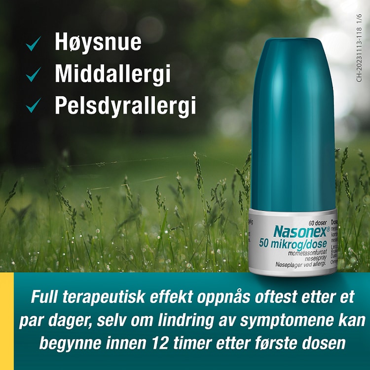 Nasonex nässpray 60 doser Norway 3